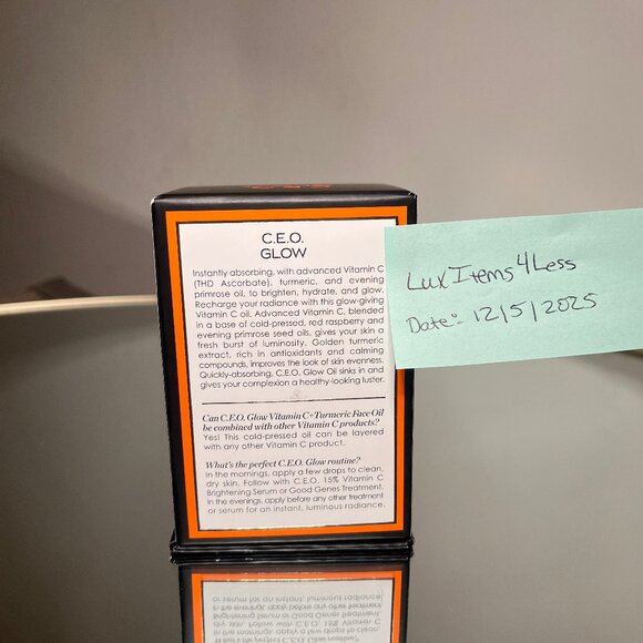 Sunday Riley C.E.O. Glow Vitamin C + Turmeric Face Oil – NEW / Unopened - Picture 4 of 10